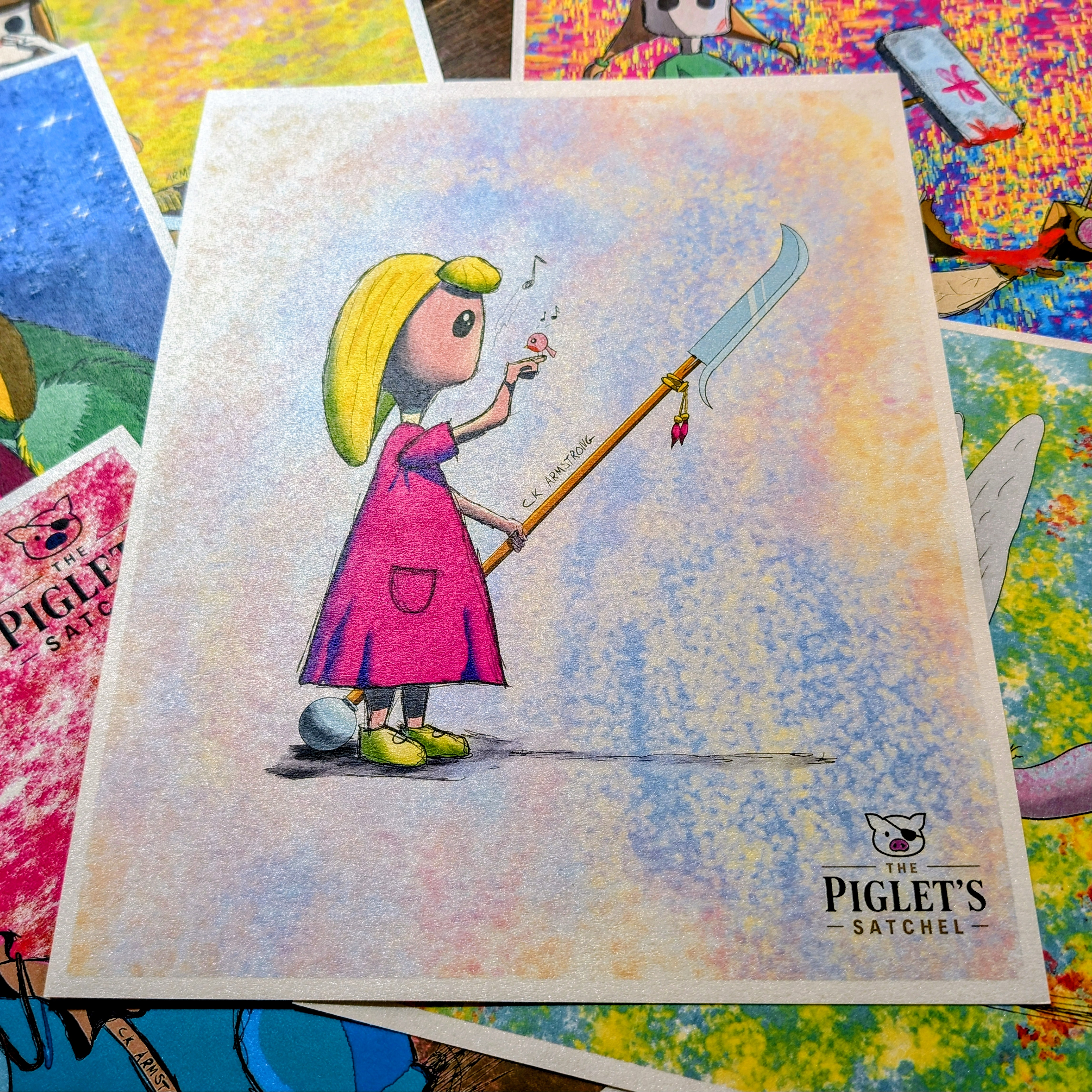 Battle Fairies prints on shimmer paper — The Piglet's Satchel