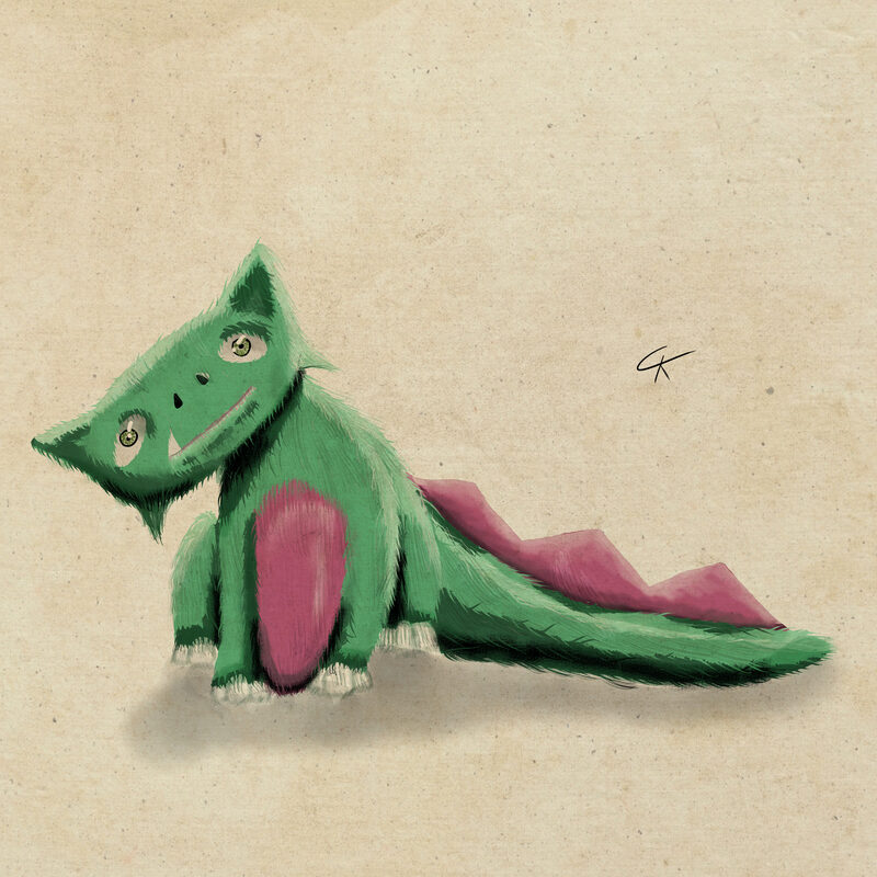 A ferociously timid creature from The Soft Dark